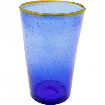 Water Glass Bubbles blue (4/set) Kare Design