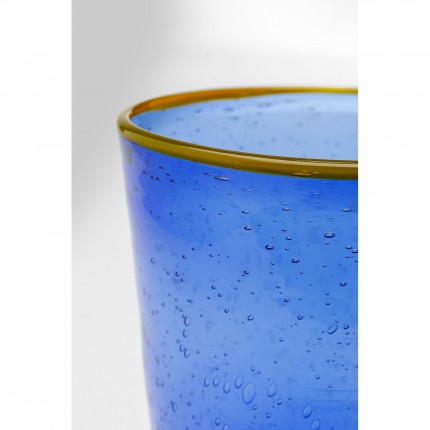 Water Glass Bubbles blue (4/set) Kare Design