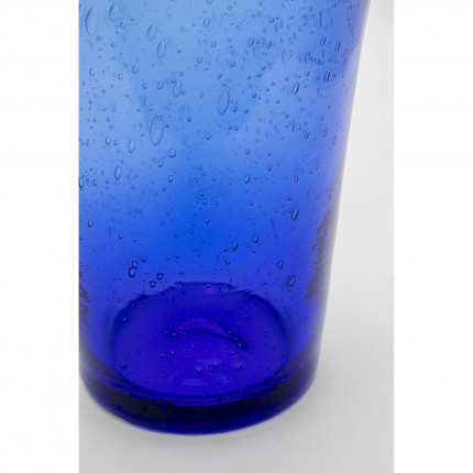 Water Glass Bubbles blue (4/set) Kare Design