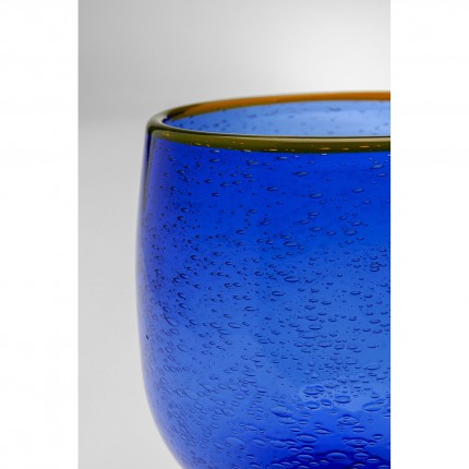 Wine Glass Bubbles blue (4/set) Kare Design