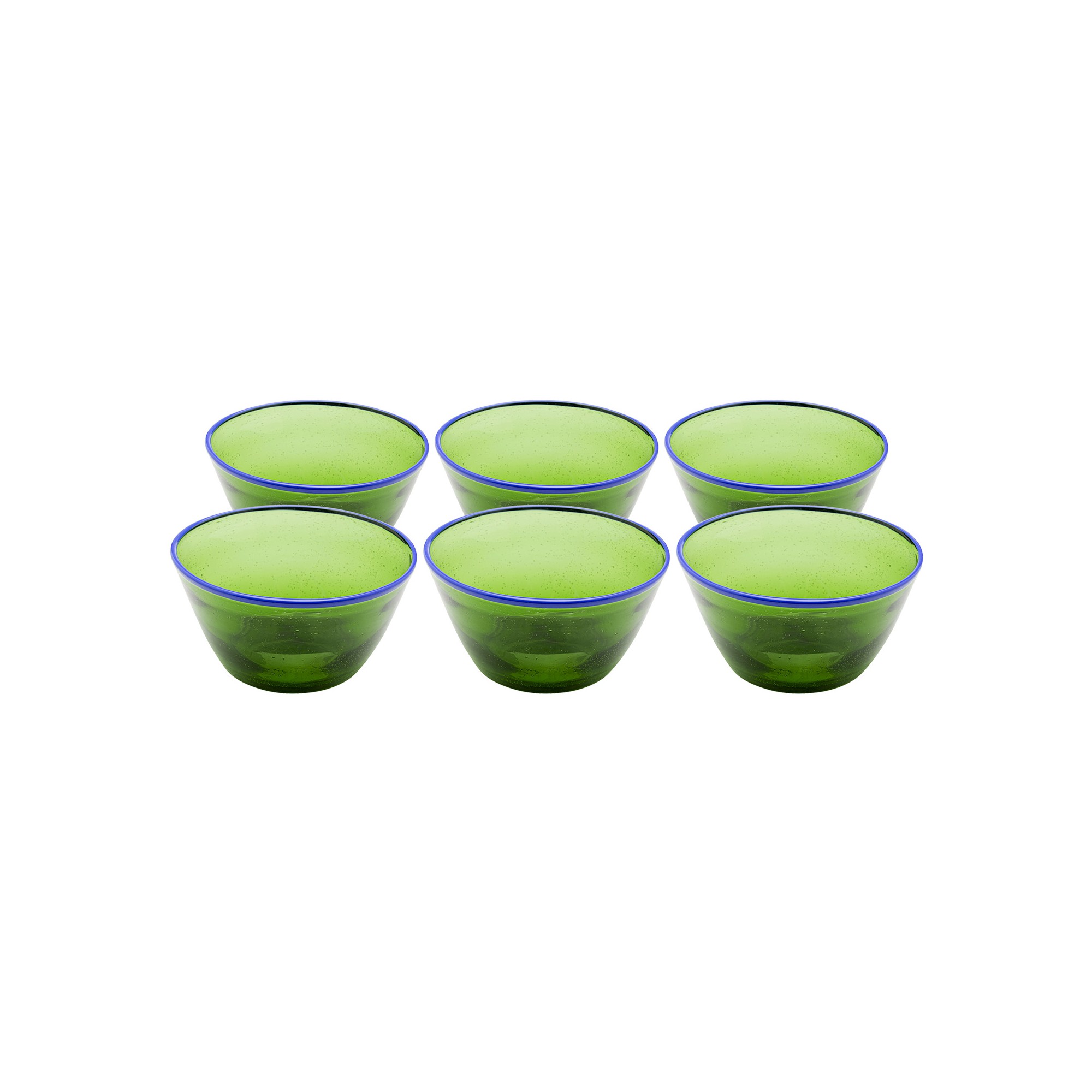 Bowl Bubbles green (6/set) Kare Design