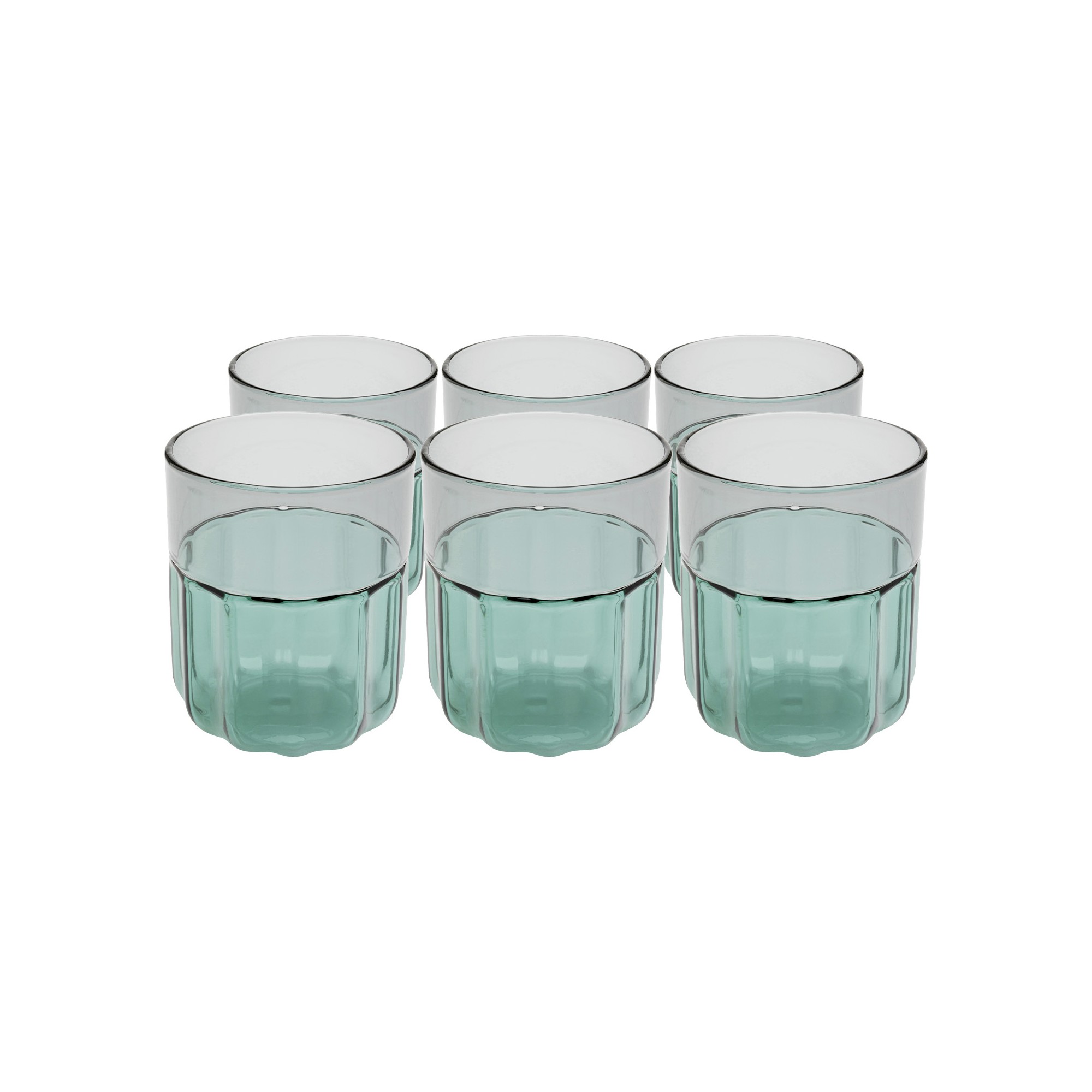 Verres à eau Duetto set de 6 Kare Design