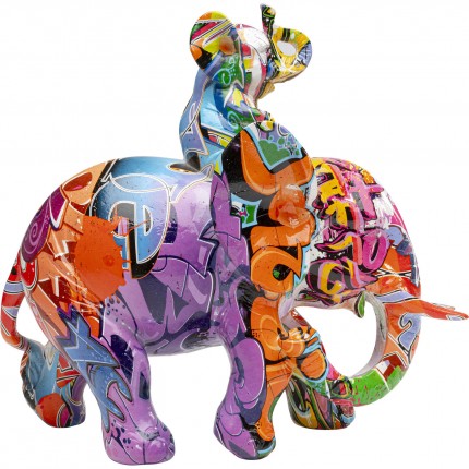 Deco Elefant Dumbo Uno Graffiti Kare Design