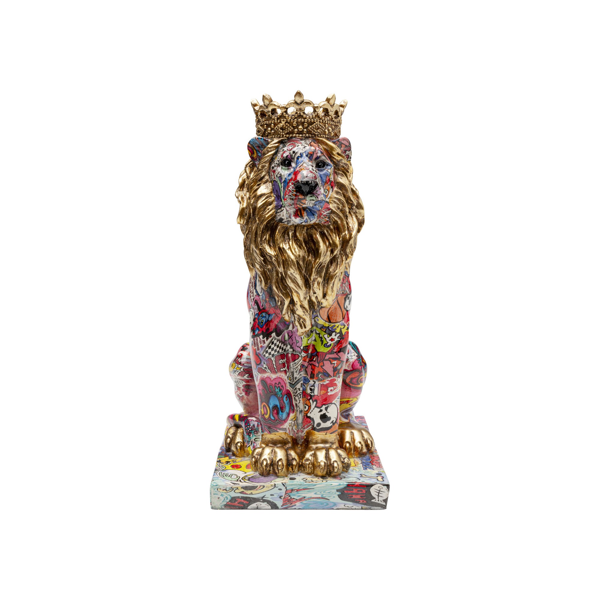 Figurine décorative Graffiti King Lion 29cm