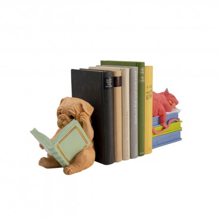 Serre-livres chien et souris set de 2 Kare Design