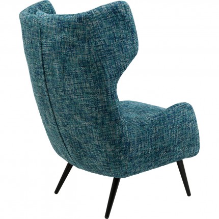 Fauteuil Arne bleu Kare Design