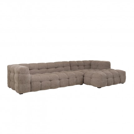 Corner Sofa Salamanca brown right Kare Design