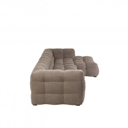 Corner Sofa Salamanca brown right Kare Design