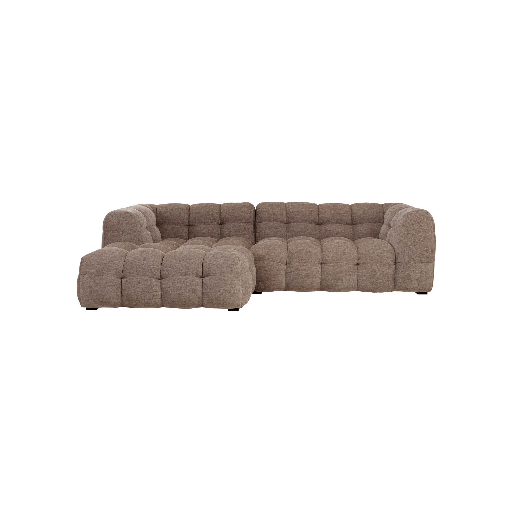 Corner Sofa Salamanca brown left Kare Design