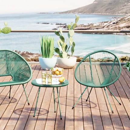 Fauteuil de jardin Acapulco Mono vert Kare Design