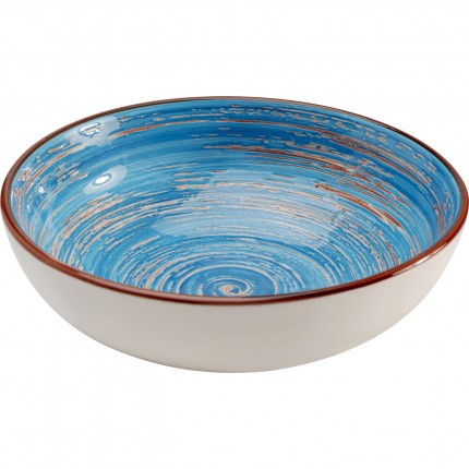 Bowl Swirl Ø18cm blue (4/set) Kare Design