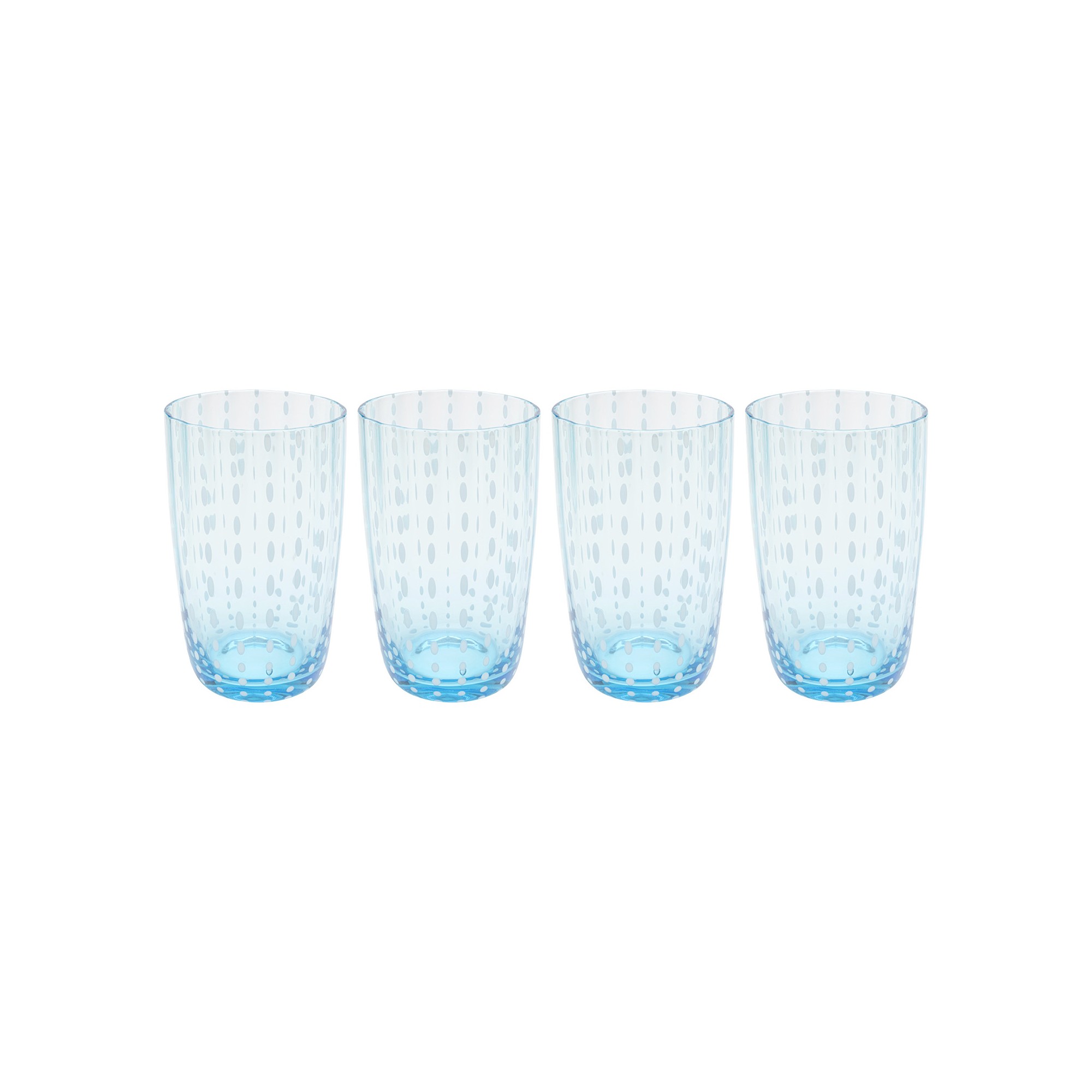 Water glass Clue (4/set) Kare Design