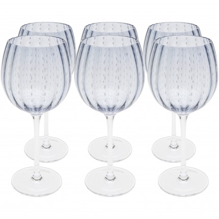 Verres à vin Clue set de 6 Kare Design