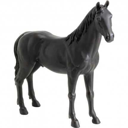 Deco horse 82cm black Kare Design