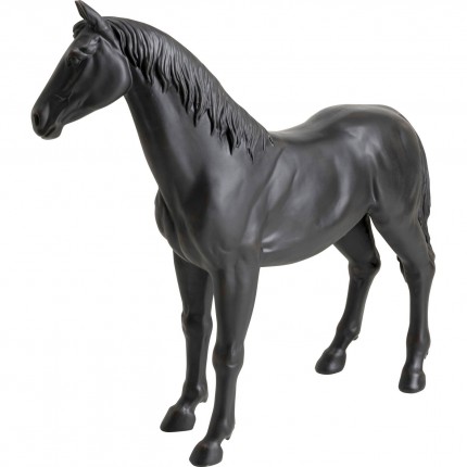 Deco horse 82cm black Kare Design