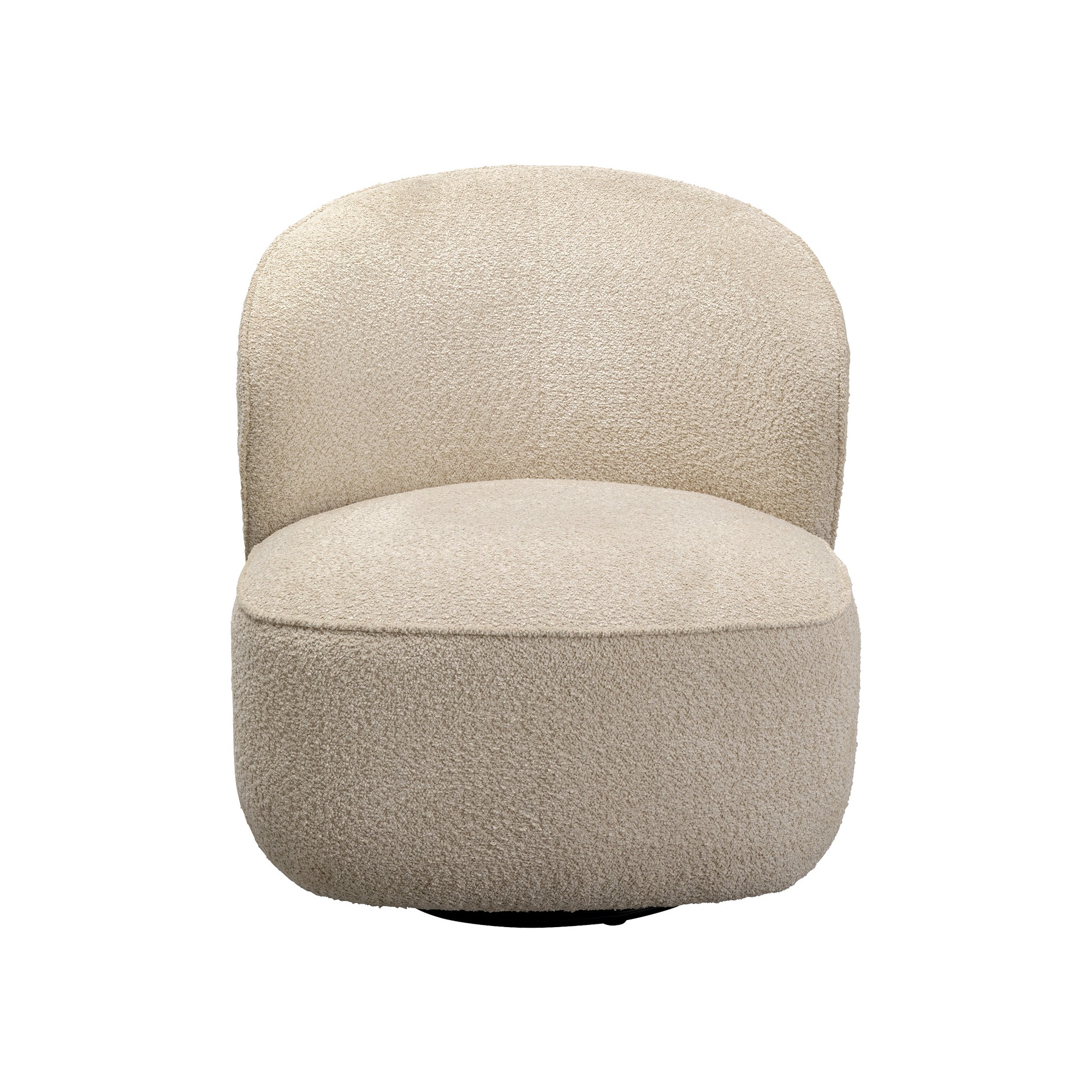 Fauteuil pivotant Ellie beige Kare Design