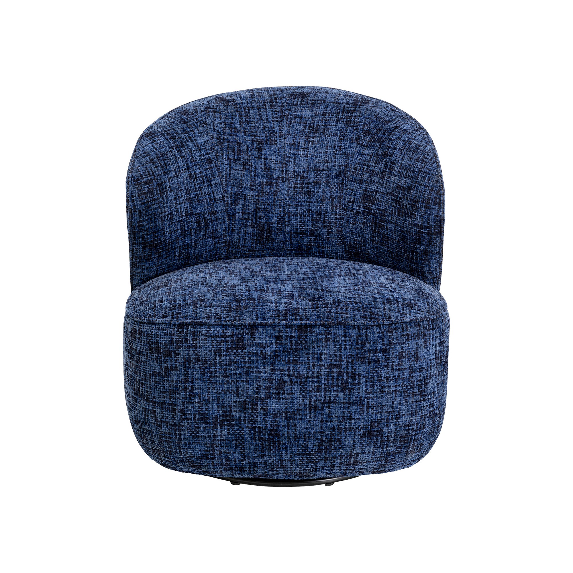 Swivel Armchair Ellie dark blue Kare Design