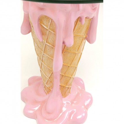 Side table ice cream Ø48cm pink Kare Design