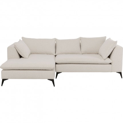 Corner Sofa Jimmy cream left Kare Design