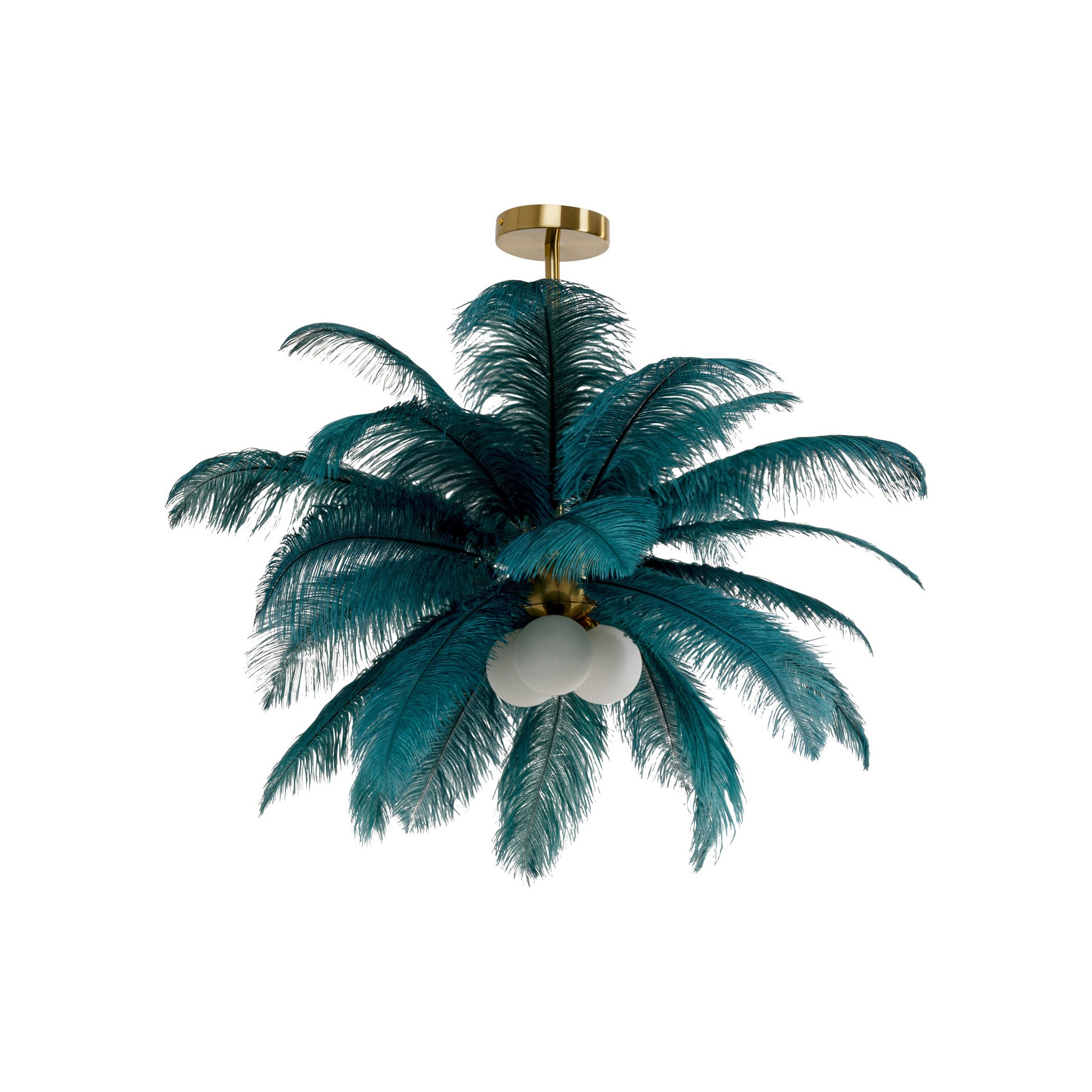 Suspension Feather Palm vert Ø87cm