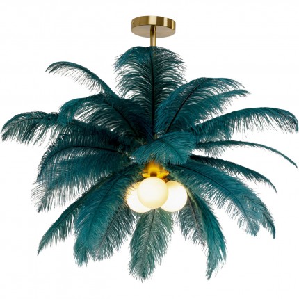 Pendant Lamp feathers green Kare Design