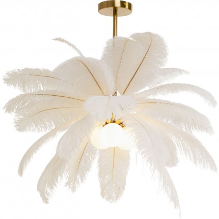 Pendant Lamp feathers white Kare Design