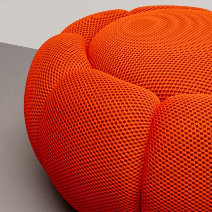 Pouf Peppo Bloom orange Kare Design