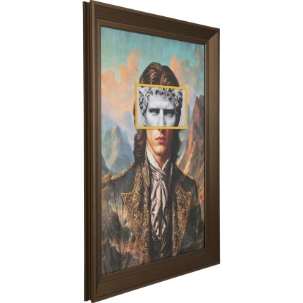 Tableau LED gentleman 80x100cm Kare Design