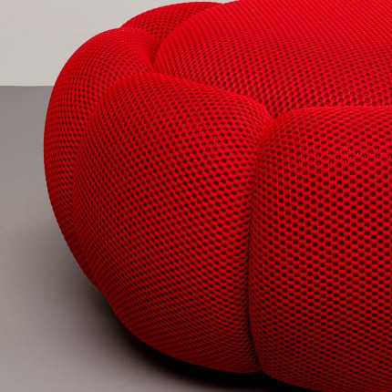 Pouf Peppo Bloom rouge Kare Design