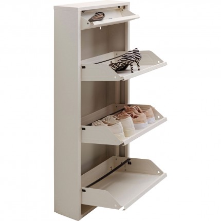 Shoe Container Caruso cream 3+1 drawers Kare Design