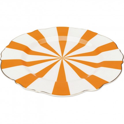 Assiettes Harlequin 22cm oranges set de 6 Kare Design