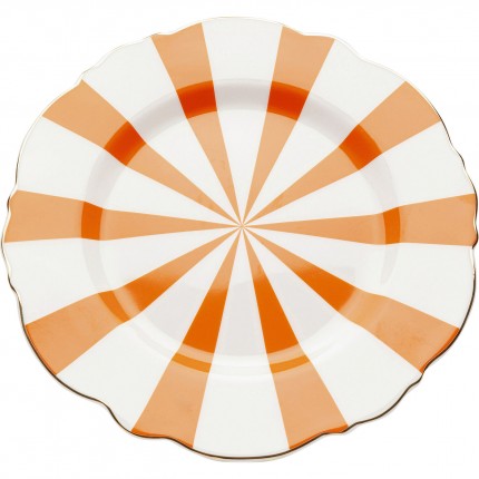 Assiettes Harlequin 22cm oranges set de 6 Kare Design