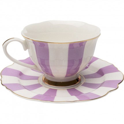 Tasses à café Harlequin violettes set de 6 Kare Design