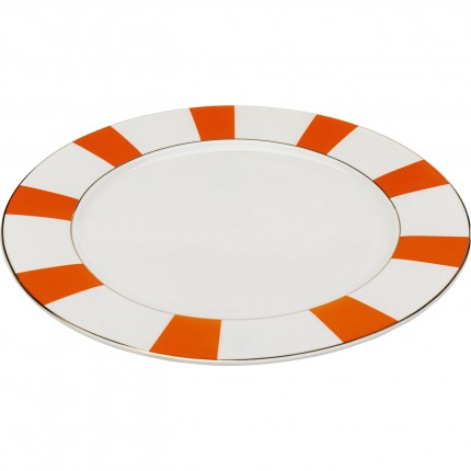 Assiettes Harlequin 27cm oranges set de 6 Kare Design