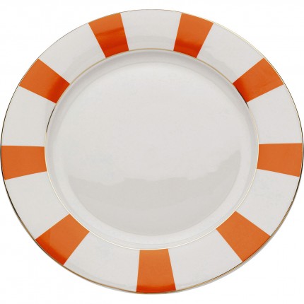 Assiettes Harlequin 27cm oranges set de 6 Kare Design