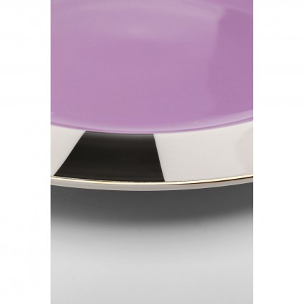 Plat Harlequin violet 31cm Kare Design