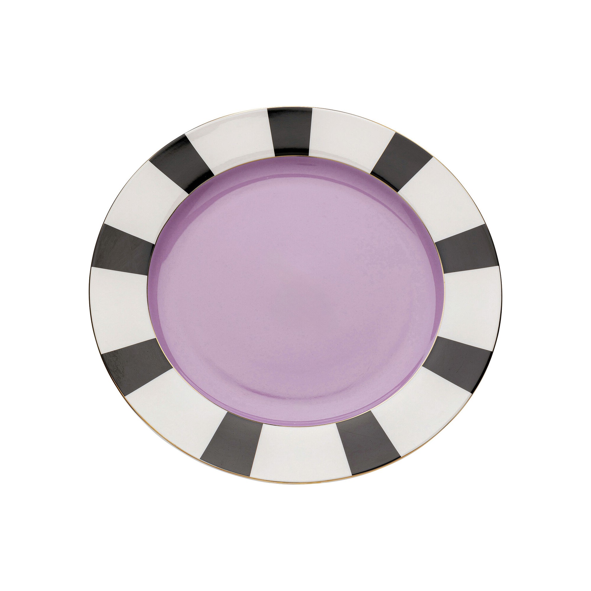 Assiette Harlequin violet Ø31cm