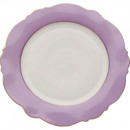 Assiettes Harlequin 27cm violettes set de 6 Kare Design