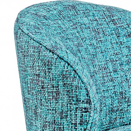 Fauteuil pivotant Ellie bleu clair Kare Design