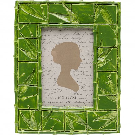 Picture Frame bamboo 19x23cm green Kare Design