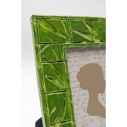 Picture Frame bamboo 19x23cm green Kare Design