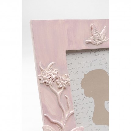 Picture Frame butterflies 19x22cm pink Kare Design