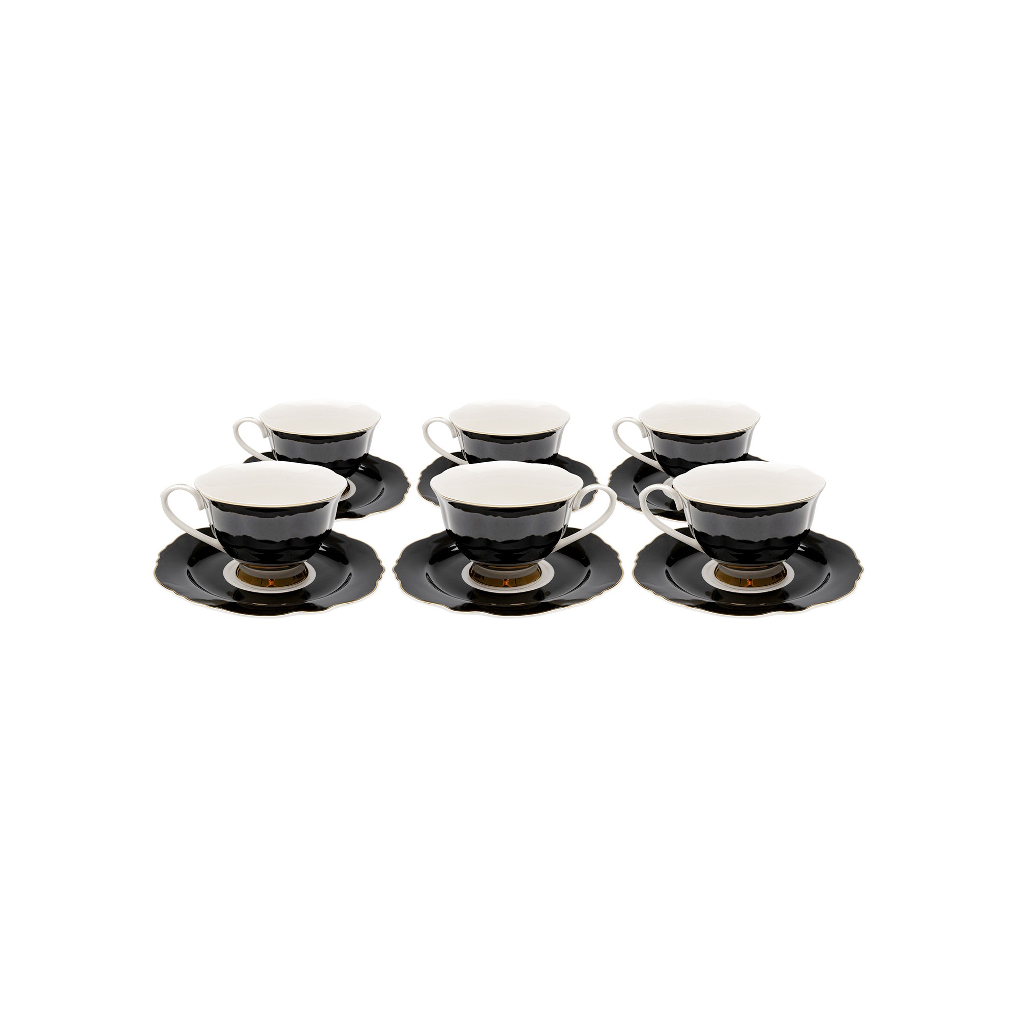 Coffee Cup Harlequin black (6/set) Kare Design