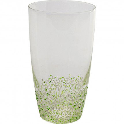 Water Glass Confetti green (6/set) Kare Design