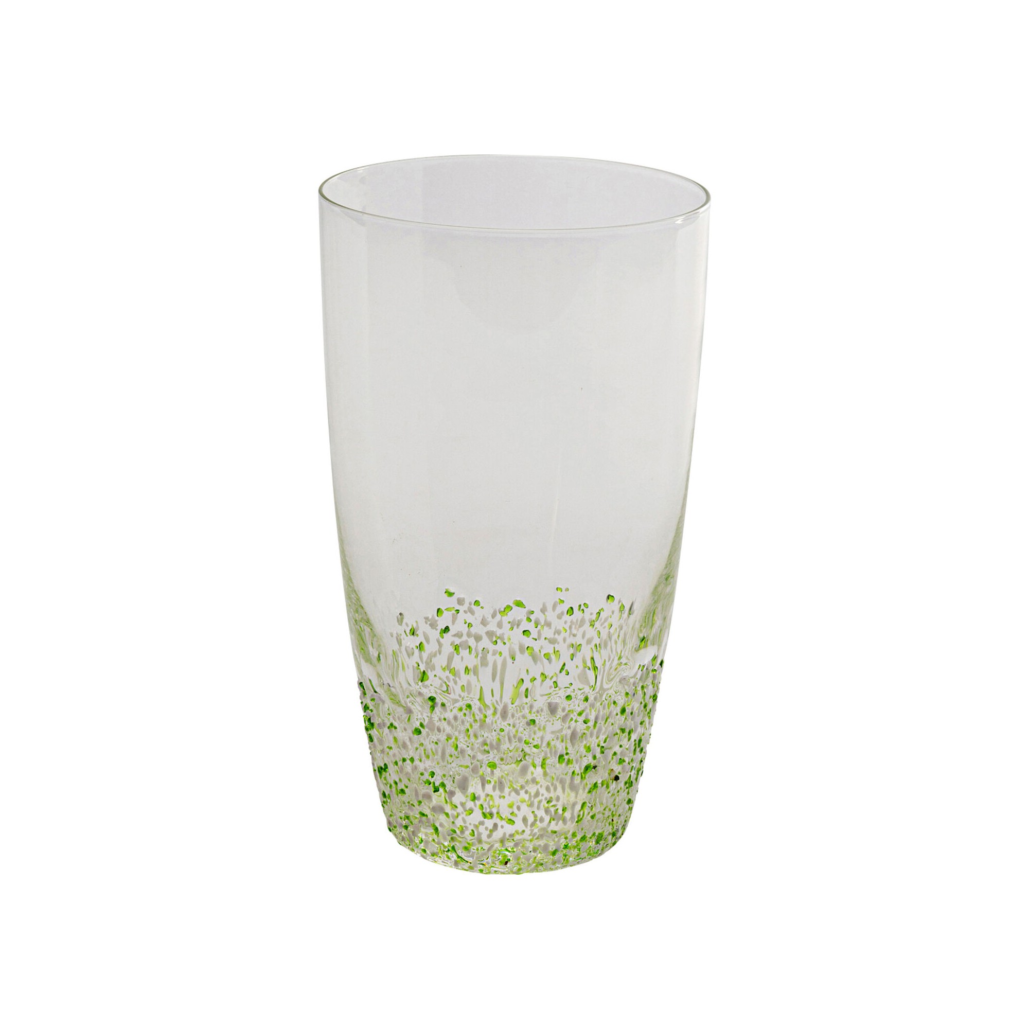 Verre à eau Confetti vert 15 cm