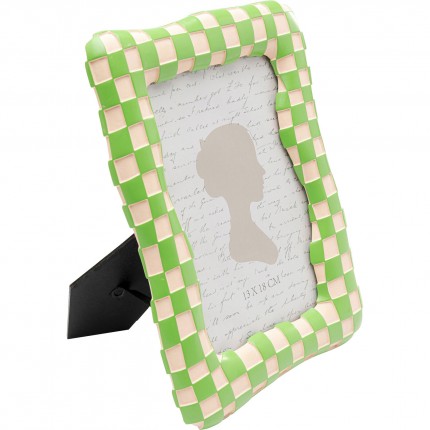 Picture Frame Checker green 18x24cm Kare Design