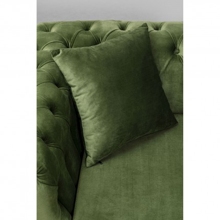 Corner Sofa Bellissima right velvet green Kare Design