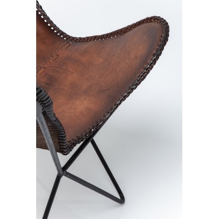 Armchair Butterfly Brown Econo Kare Design