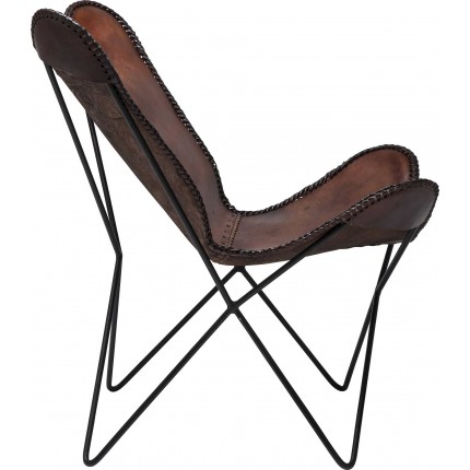 Armchair Butterfly Brown Econo Kare Design