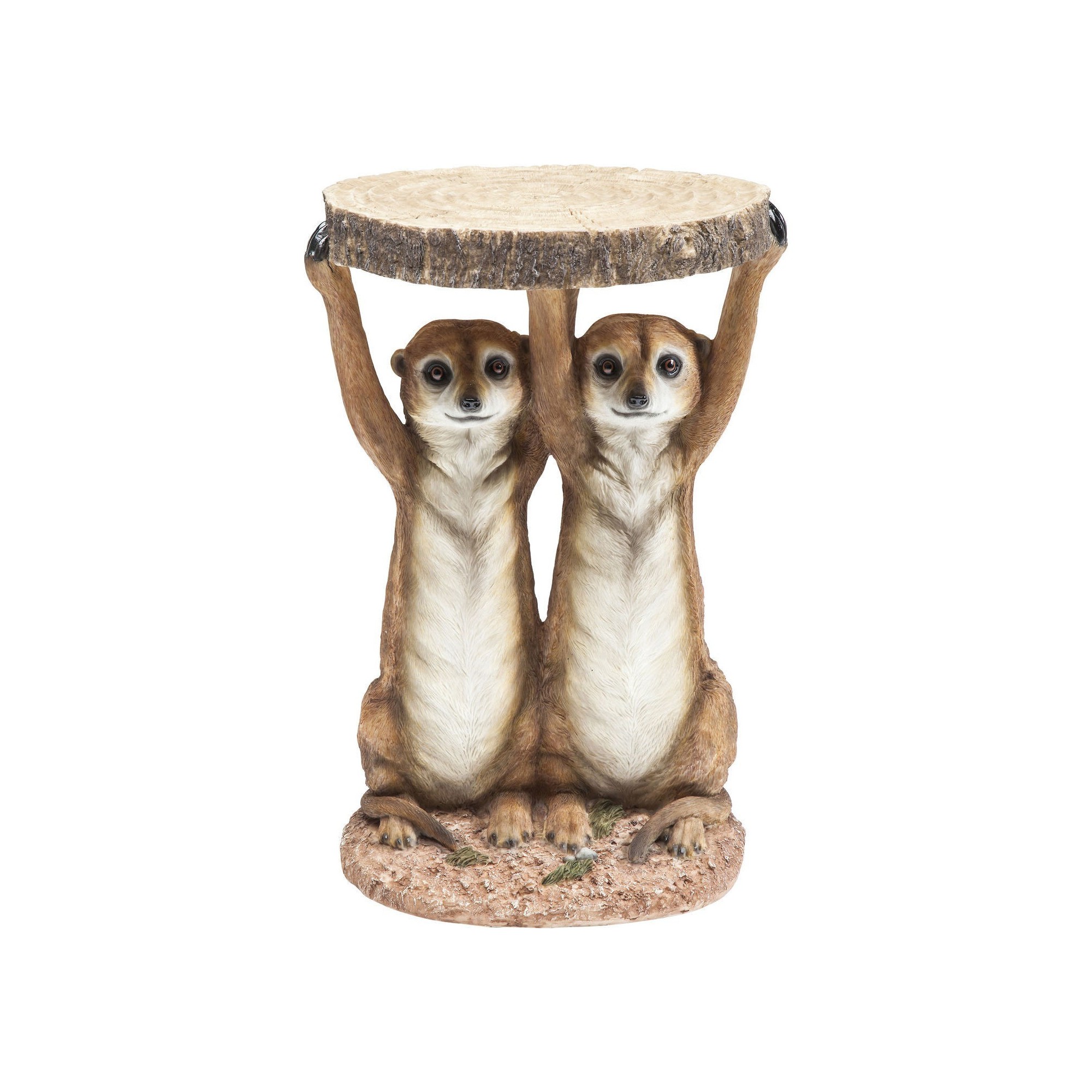 Side Table Animal Meerkat Sisters Ø33cm Kare Design